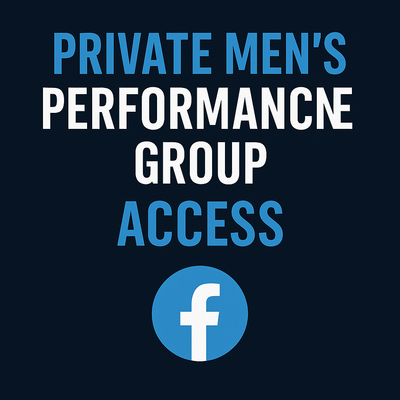 Facebook Private men's performance group access