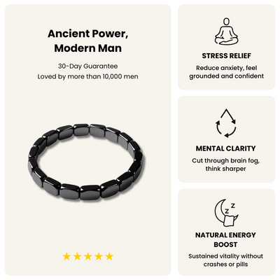 Manly Hematite Bracelet - The Original