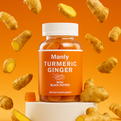 Vitality Gummies Premium Ginger Gummies for Men's Performance