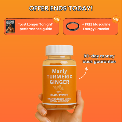 Vitality Gummies Premium Ginger Gummies for Men's Performance